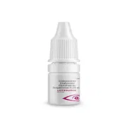 Lotesurge Ophthalmic Suspension Eye Drops Bottle showing the Front face.