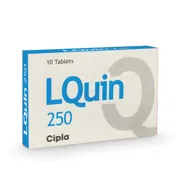 Lquin 250 Mg Tablet Box/Carton showing the Front face.