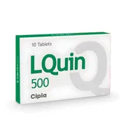 Lquin 500 Mg Tablet Box/Carton showing the Front face.