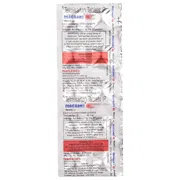 Macsart 40 Tablet Blister Pack showing the Back face.