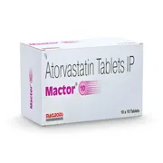 Mactor 10 Tablet Box/Carton showing the Front face.