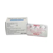 Malegra 120 Mg Box/Carton + Blister Pack showing the Front face.