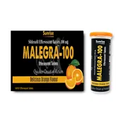 Malegra effervescent pill pack
