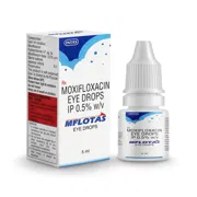 Meflotas 5 ml Box/Carton + Eye Drops Bottle showing the Front face.