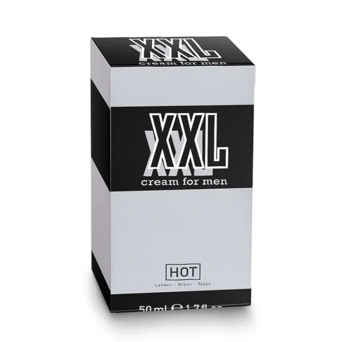 Men XXL Cream Box/Carton showing the Front face.