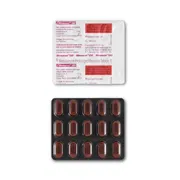 Mesacol Od 1.2 Gm Tablet 15'S Blister Pack + Box/Carton showing the Front face.