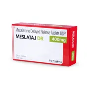 Meslataj DR 400mg Tablet Box/Carton showing the Front face.