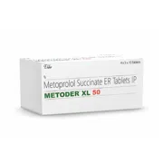 Metoder 50 Mg Tablet XL Box/Carton showing the Front face.