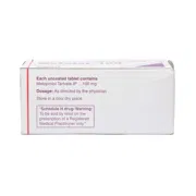 Metolar 100 Mg Box/Carton showing the Back face.