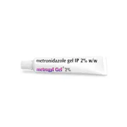 Metrogyl Gel 30 Gm Tube showing the Front face.