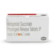 Metzok 100 Tablet PR Box/Carton showing the Front face.