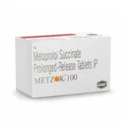Metzok 100 Tablet PR Box/Carton showing the Front face.