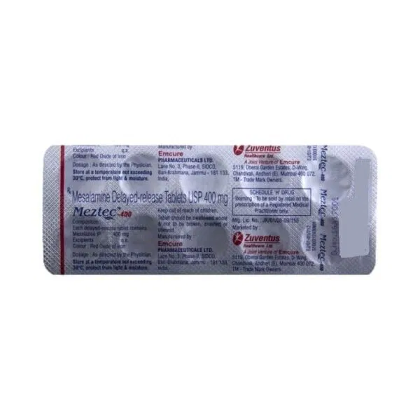 Meztec 400 Tablet DR pack