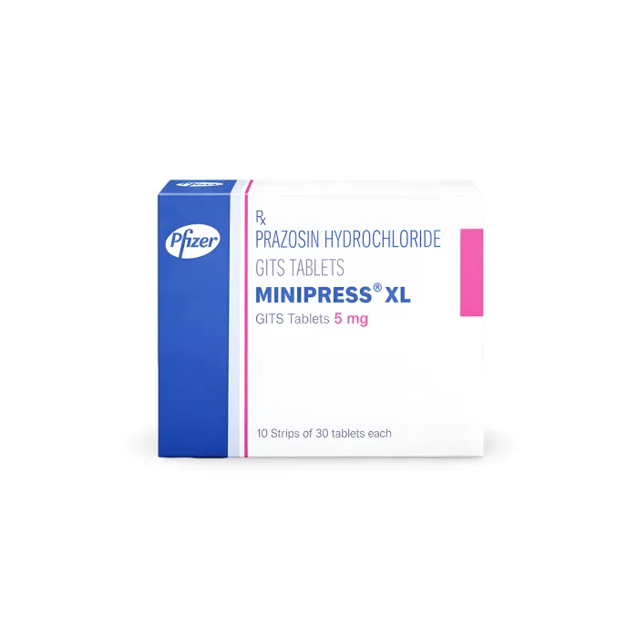 Minipress XL 5 mg Tablet pack