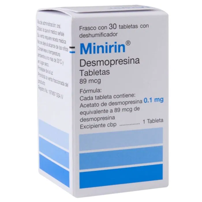 Minirin 0.1 mg Tablet pack