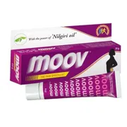 Moov Gel with Capsaicin 30 gm Box/Carton + Tube showing the Front face.