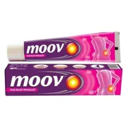Moov Gel with Capsaicin 30 gm Tube + Box/Carton showing the Front face.