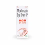 Mosi Eye Drop Eye Drops Bottle showing the Front face.