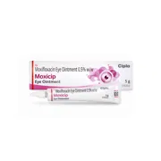 Moxicip 5 gm Tube + Box Showing the Front face
