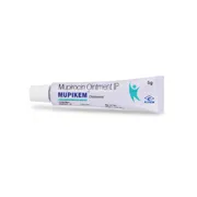 Mupikem Cream 5 Gm Tube showing the Front face