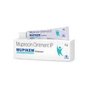 Mupikem Cream 5 Gm Tube + Box/Carton showing the Front face