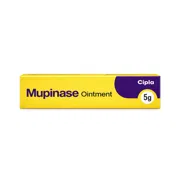 Mupinase Cream Box/Carton showing the Front face