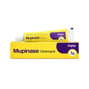 Mupinase Cream Tube + Box/Carton showing the Front face