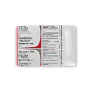 Mycobutol 1000 Mg Strip Front View