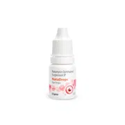 Nata 5 ml Eye Drops Bottle Showing the Front face