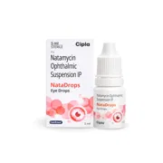Nata 5 ml Box + Eye Drops Bottle Showing the Front face