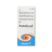 Nataforce Eye Drop Box/Carton showing the Front face.