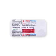 Nebi 2.5 Tablet Blister Pack Showing the Back face