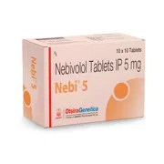 Nebi 5 Tablet Box/Carton showing the Front face.