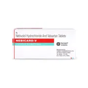Nebicard-V Tablet Box/Carton Front View