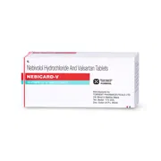 Nebicard-V Tablet Box/Carton Front View