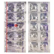 Nebula 2.5 Tablet Blister Pack showing the Front face.