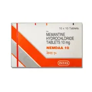 Nemdaa 10 Mg tablet Box/Carton showing the Front face.