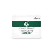 Nemocid Tablet Box/Carton showing the Front face.