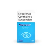 Nepacent 0.10% 5 ml Box Showing the Front face