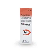 Nepastar Eye Drop Eye Drops Bottle showing the Front face.