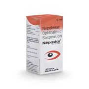 Nepastar Eye Drop Box/Carton showing the Front face.