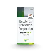 Nepatak Eye Drop Eye Drops Bottle showing the Front face.