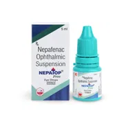 Nepatop 5 ml Box + Eye Drops Bottle Showing the Front face
