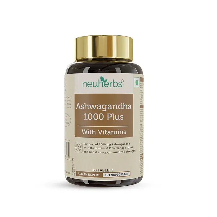 Neuherbs Ashwagandha 1000 Plus Tablets pack
