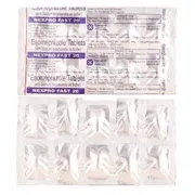 Nexpro Fast 20 Mg Tablet Blister Pack showing the Front face.