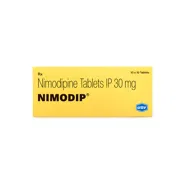 Nimodip 30 Mg Tablet Box/Carton showing the Front face