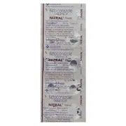 Nizral 200 Mg Strip showing the Front face.