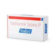 Nodict 50 Mg Tablet Box/Carton showing the Front face.
