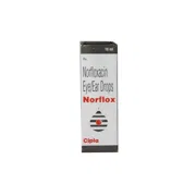 Norflox Eye Drop 0.3% (5ml) Eye Drop Box/Carton showing the Front face.