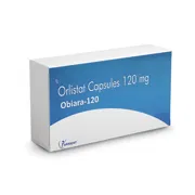 Obiara 120 Capsule Box/Carton showing the Front face.